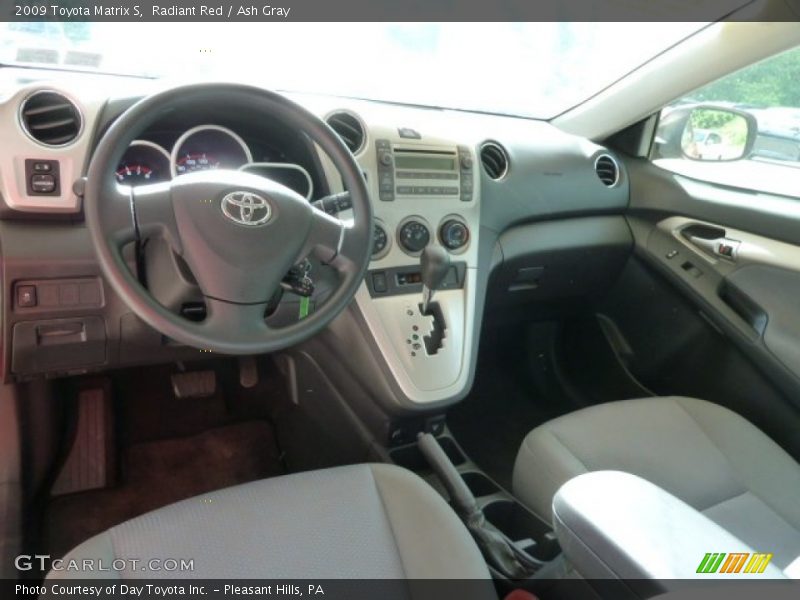 Radiant Red / Ash Gray 2009 Toyota Matrix S