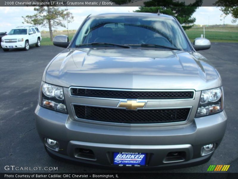Graystone Metallic / Ebony 2008 Chevrolet Avalanche LT 4x4