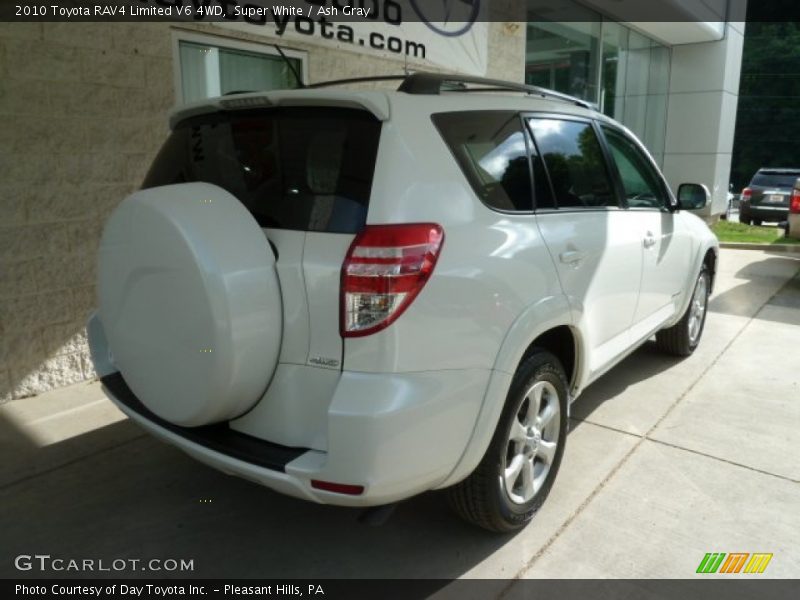 Super White / Ash Gray 2010 Toyota RAV4 Limited V6 4WD