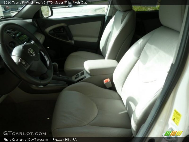 Super White / Ash Gray 2010 Toyota RAV4 Limited V6 4WD