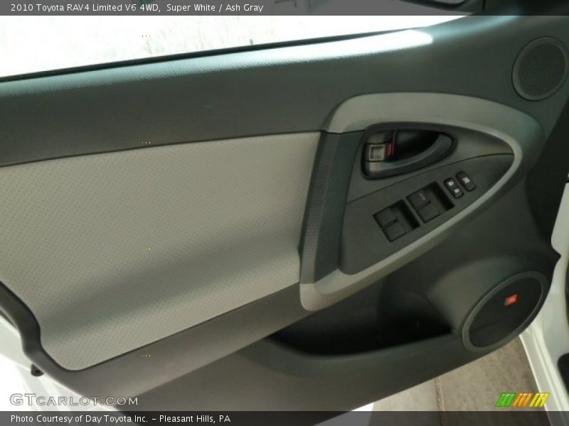 Super White / Ash Gray 2010 Toyota RAV4 Limited V6 4WD
