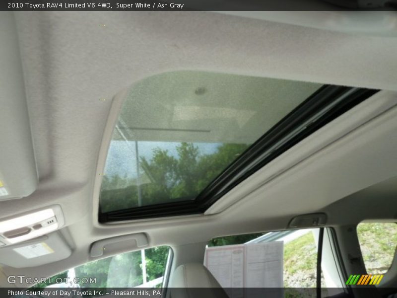 Super White / Ash Gray 2010 Toyota RAV4 Limited V6 4WD