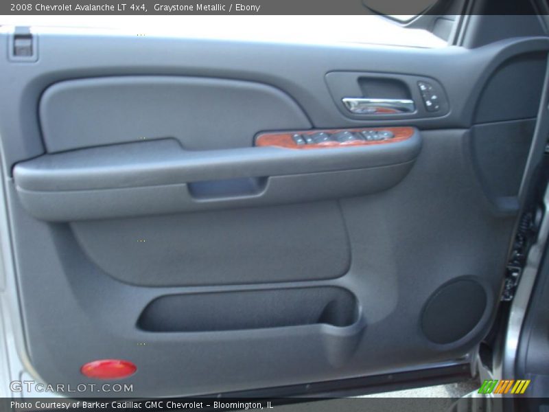 Graystone Metallic / Ebony 2008 Chevrolet Avalanche LT 4x4