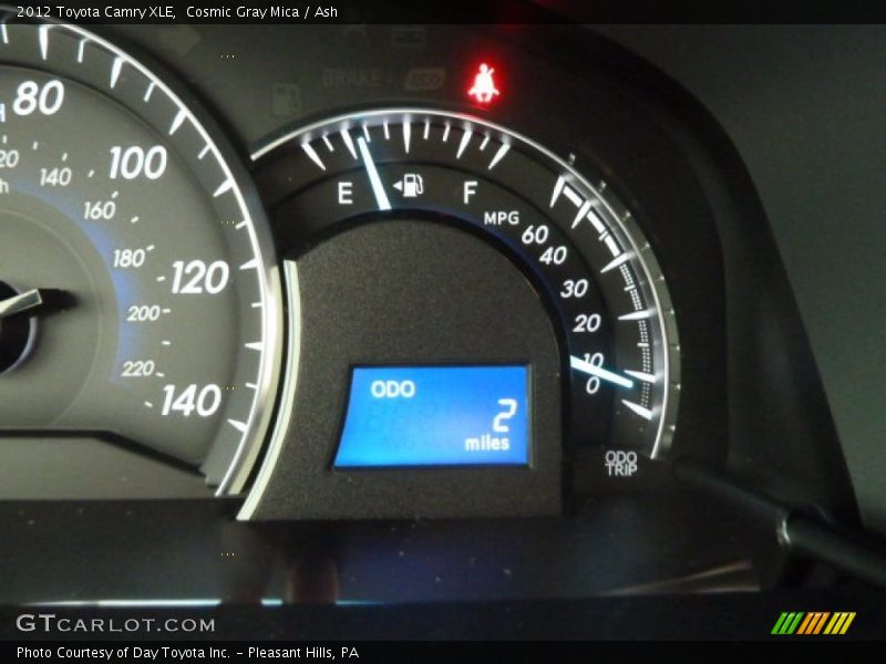 Cosmic Gray Mica / Ash 2012 Toyota Camry XLE