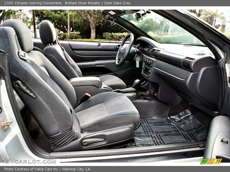  2005 Sebring Convertible Dark Slate Gray Interior