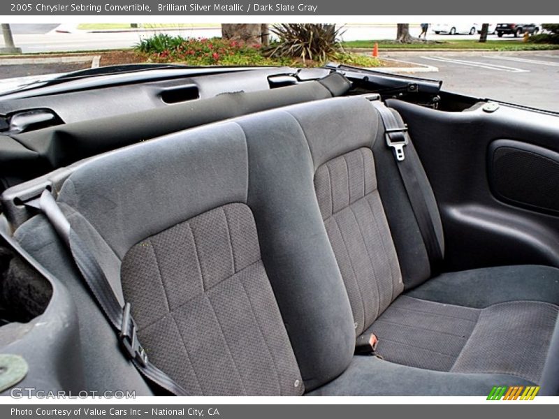 Rear Seat of 2005 Sebring Convertible