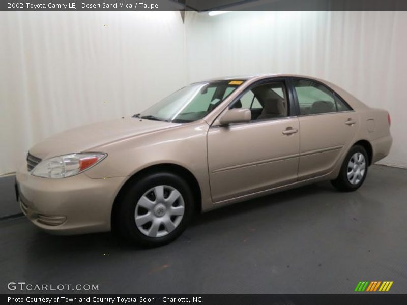 Desert Sand Mica / Taupe 2002 Toyota Camry LE