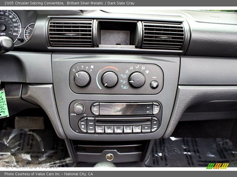 Controls of 2005 Sebring Convertible