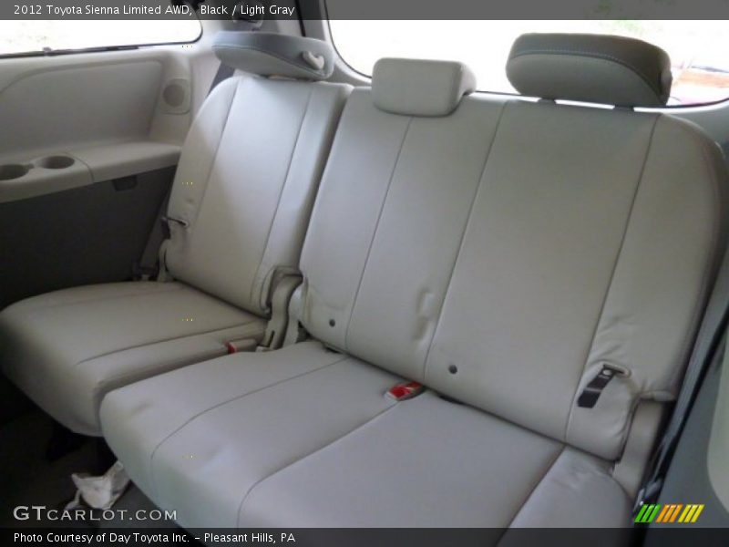 Black / Light Gray 2012 Toyota Sienna Limited AWD