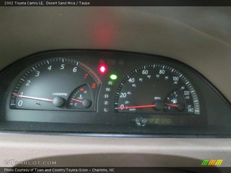 Desert Sand Mica / Taupe 2002 Toyota Camry LE