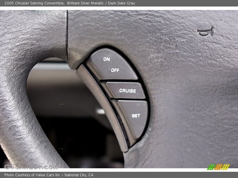 Controls of 2005 Sebring Convertible