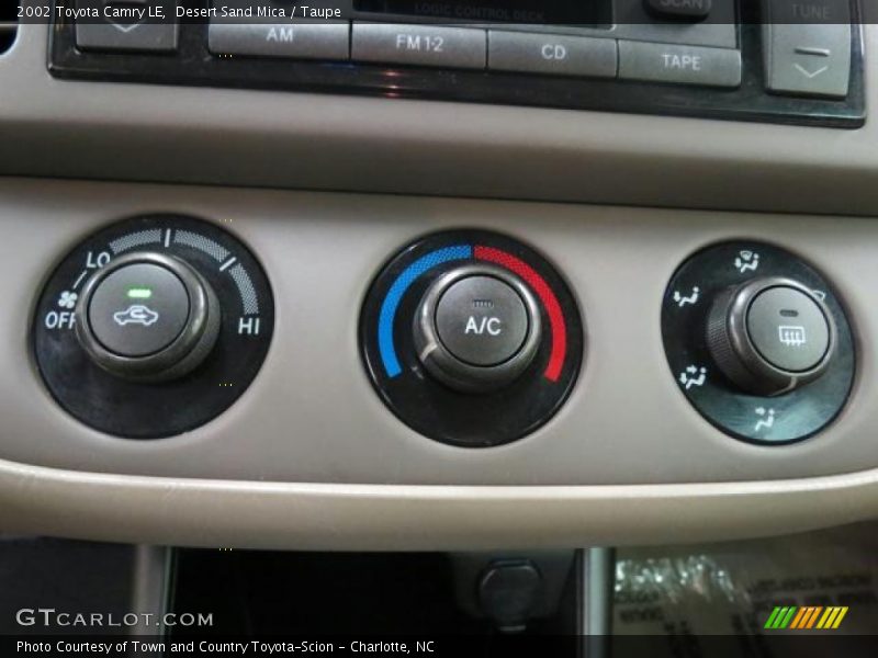 Desert Sand Mica / Taupe 2002 Toyota Camry LE