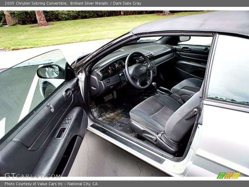  2005 Sebring Convertible Dark Slate Gray Interior