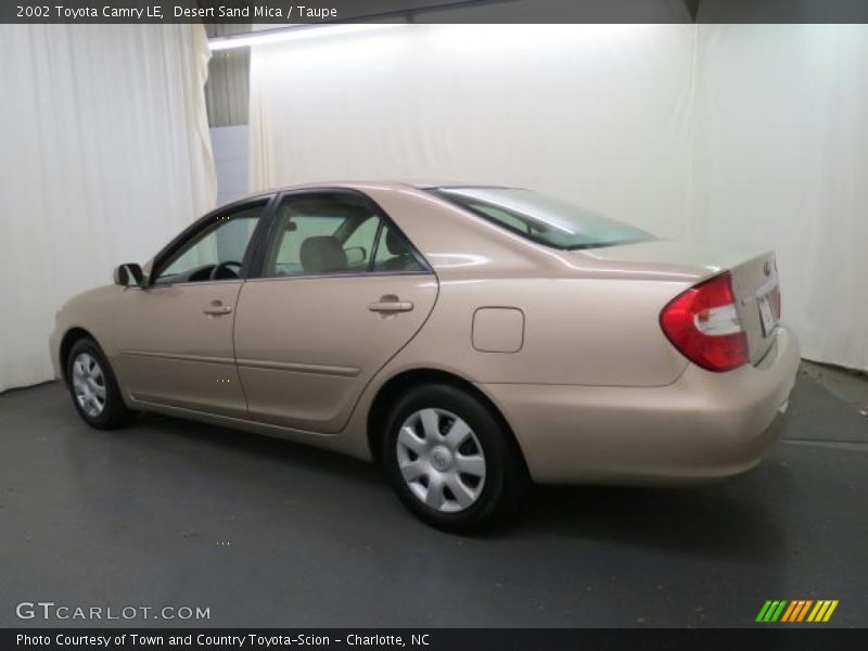 Desert Sand Mica / Taupe 2002 Toyota Camry LE