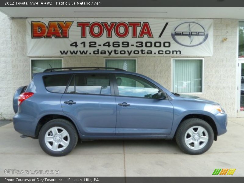 Pacific Blue Metallic / Ash 2012 Toyota RAV4 I4 4WD