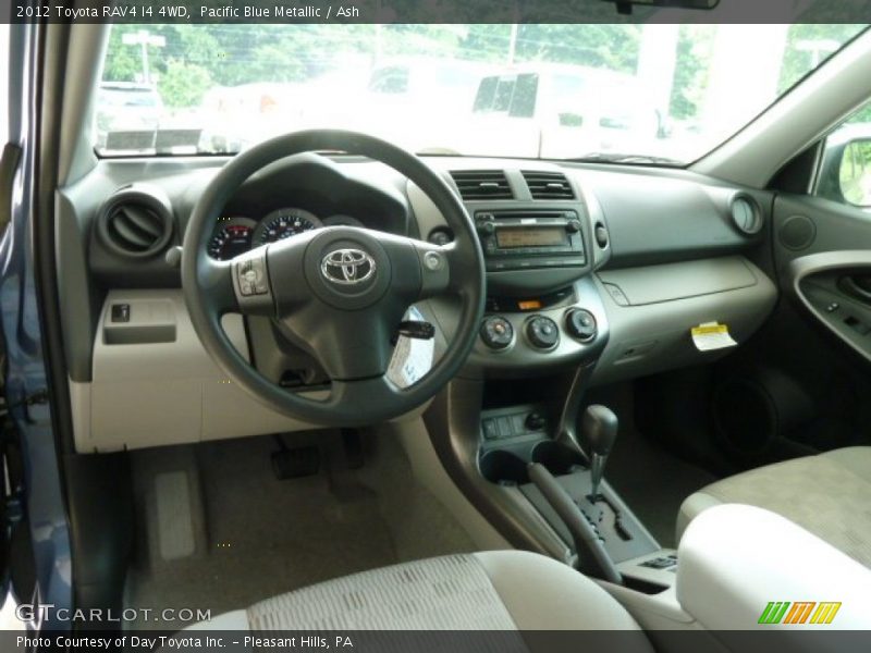 Pacific Blue Metallic / Ash 2012 Toyota RAV4 I4 4WD