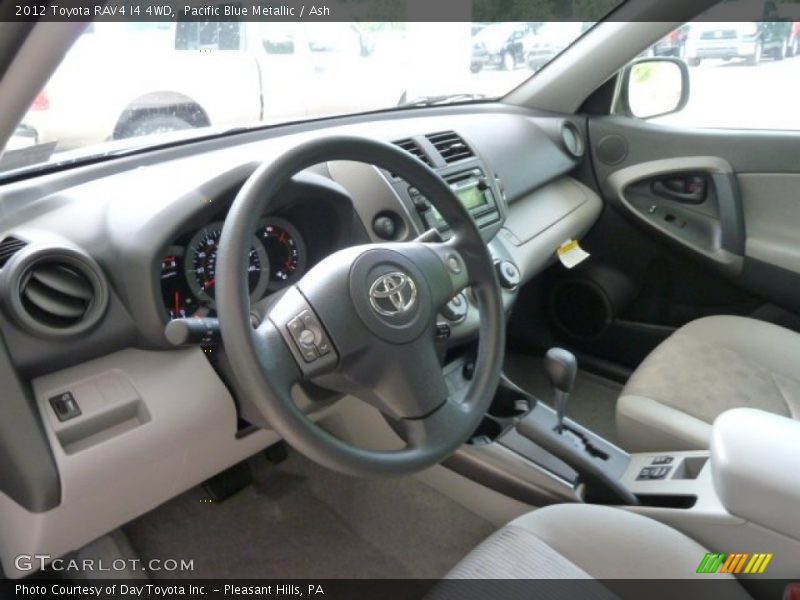 Pacific Blue Metallic / Ash 2012 Toyota RAV4 I4 4WD