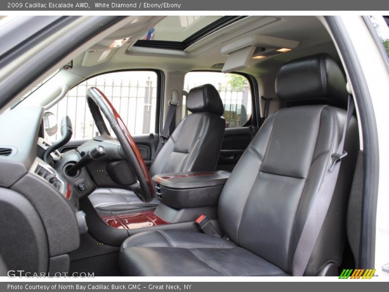White Diamond / Ebony/Ebony 2009 Cadillac Escalade AWD