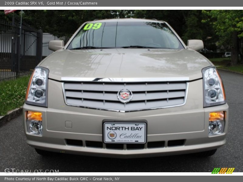 Gold Mist / Cocoa/Cashmere 2009 Cadillac SRX V6