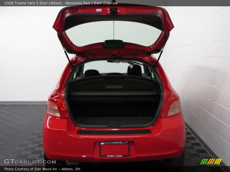 Absolutely Red / Dark Charcoal 2008 Toyota Yaris 3 Door Liftback