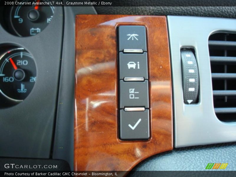 Graystone Metallic / Ebony 2008 Chevrolet Avalanche LT 4x4