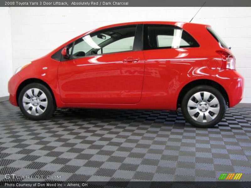  2008 Yaris 3 Door Liftback Absolutely Red