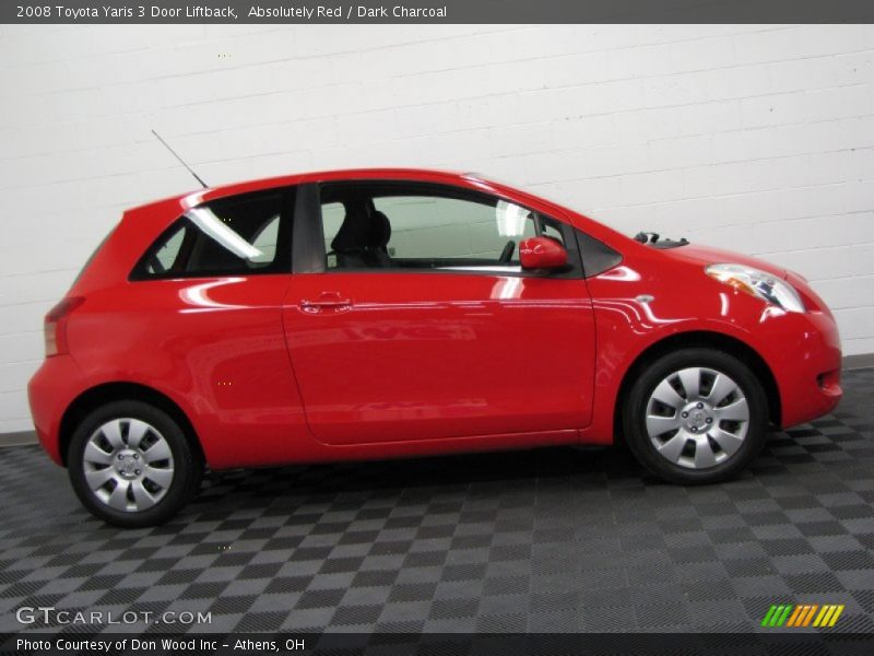Absolutely Red / Dark Charcoal 2008 Toyota Yaris 3 Door Liftback