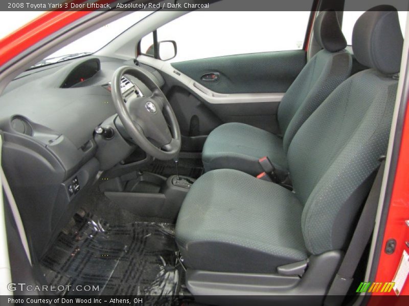  2008 Yaris 3 Door Liftback Dark Charcoal Interior