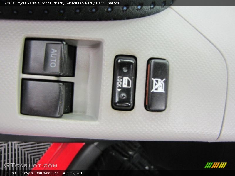 Absolutely Red / Dark Charcoal 2008 Toyota Yaris 3 Door Liftback