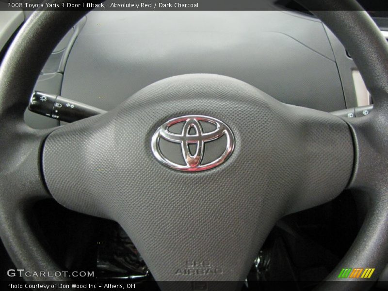 Absolutely Red / Dark Charcoal 2008 Toyota Yaris 3 Door Liftback