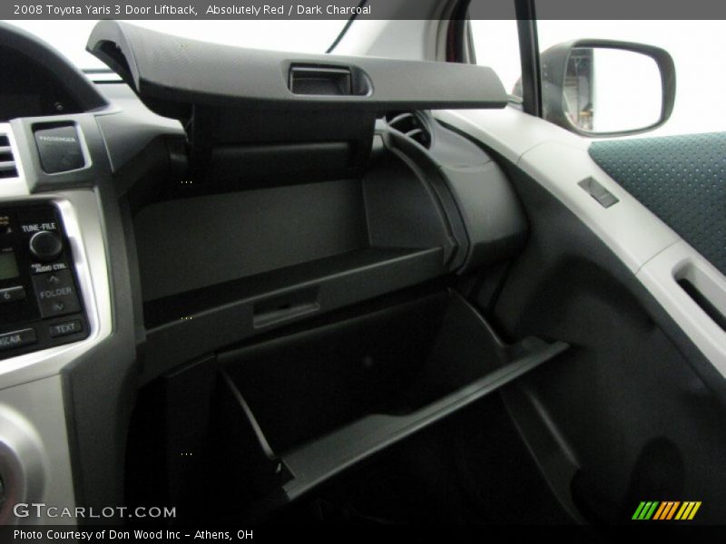 Absolutely Red / Dark Charcoal 2008 Toyota Yaris 3 Door Liftback
