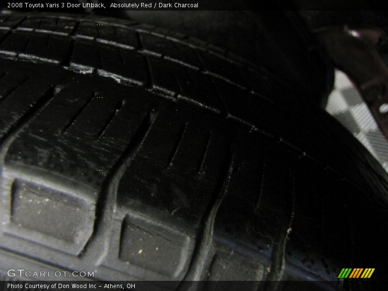 Absolutely Red / Dark Charcoal 2008 Toyota Yaris 3 Door Liftback
