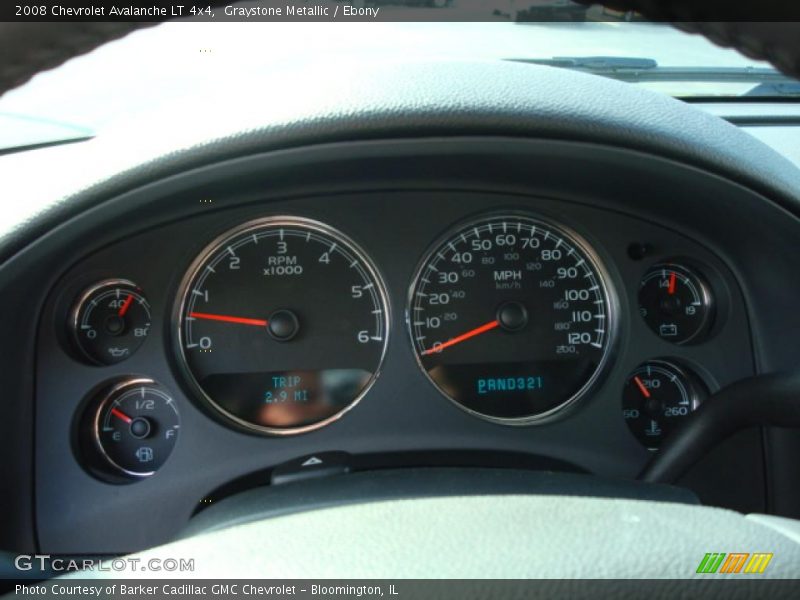 Graystone Metallic / Ebony 2008 Chevrolet Avalanche LT 4x4