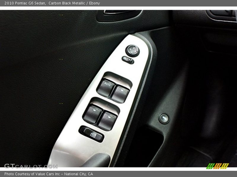 Carbon Black Metallic / Ebony 2010 Pontiac G6 Sedan