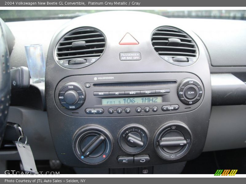 Controls of 2004 New Beetle GL Convertible