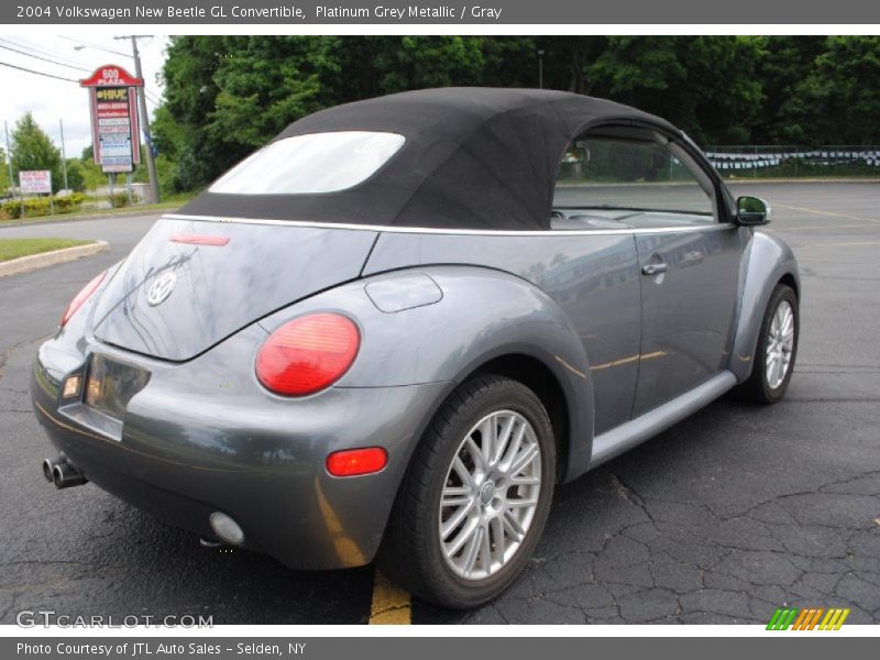 Platinum Grey Metallic / Gray 2004 Volkswagen New Beetle GL Convertible