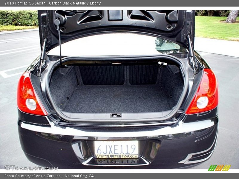 Carbon Black Metallic / Ebony 2010 Pontiac G6 Sedan