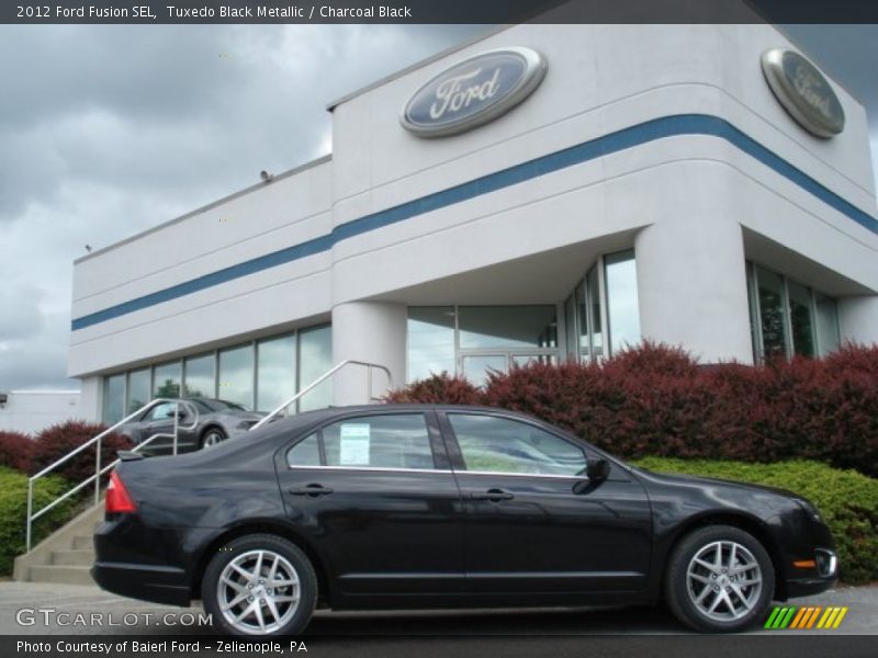 Tuxedo Black Metallic / Charcoal Black 2012 Ford Fusion SEL