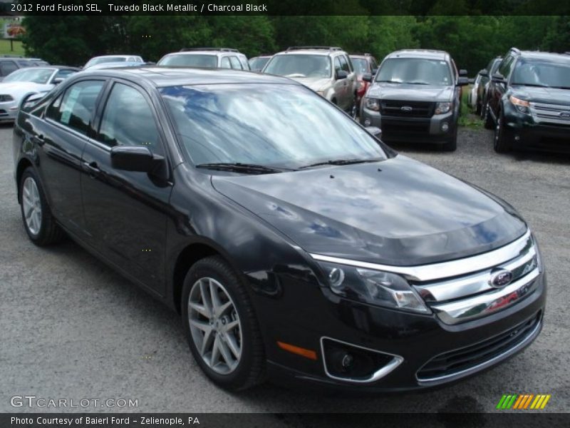 Tuxedo Black Metallic / Charcoal Black 2012 Ford Fusion SEL