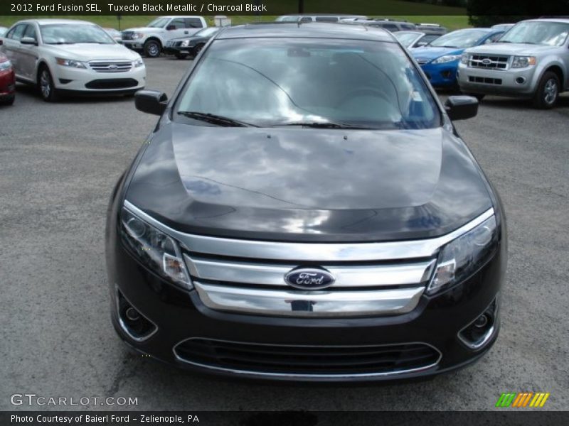Tuxedo Black Metallic / Charcoal Black 2012 Ford Fusion SEL