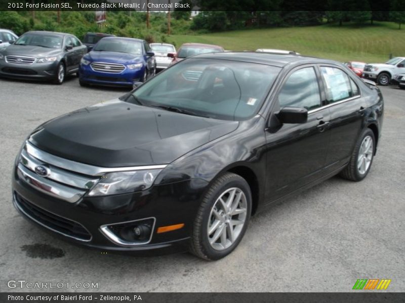 Tuxedo Black Metallic / Charcoal Black 2012 Ford Fusion SEL