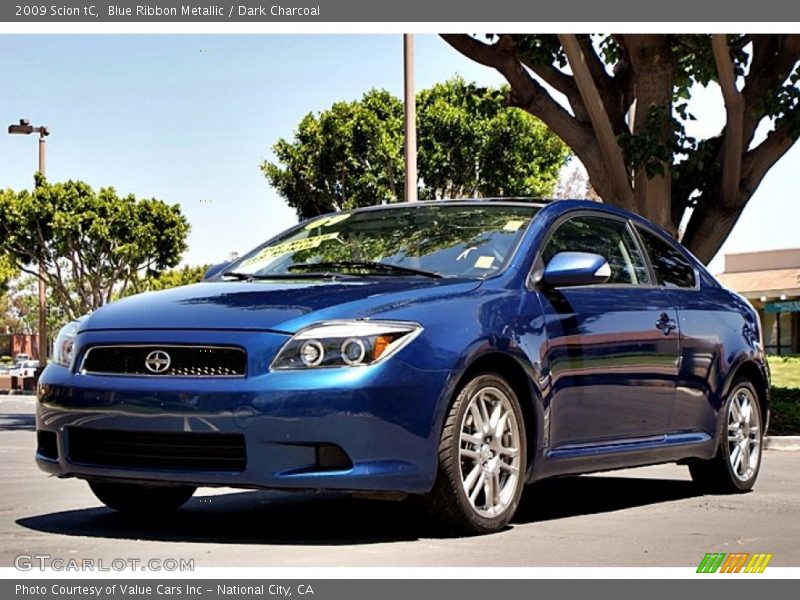 Blue Ribbon Metallic / Dark Charcoal 2009 Scion tC