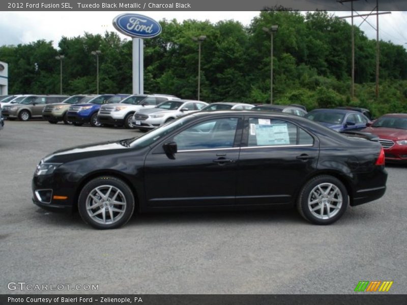 Tuxedo Black Metallic / Charcoal Black 2012 Ford Fusion SEL