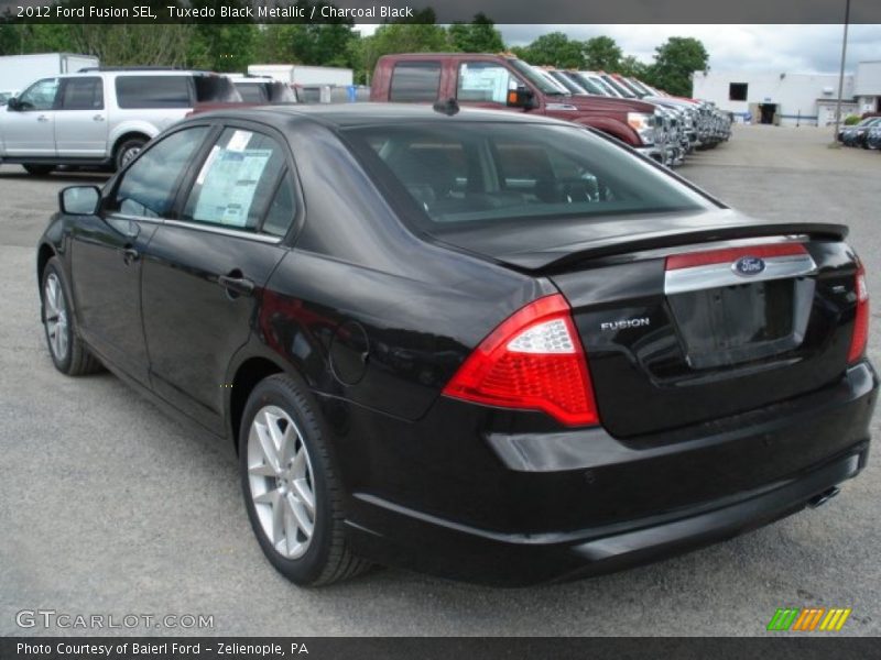 Tuxedo Black Metallic / Charcoal Black 2012 Ford Fusion SEL