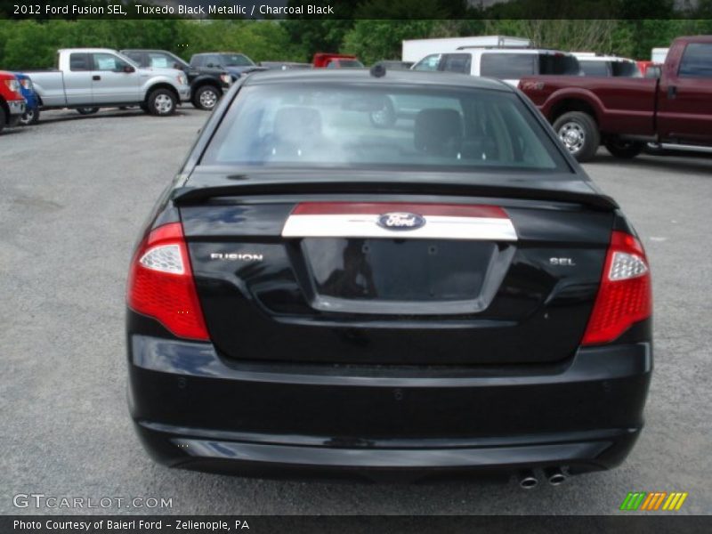 Tuxedo Black Metallic / Charcoal Black 2012 Ford Fusion SEL