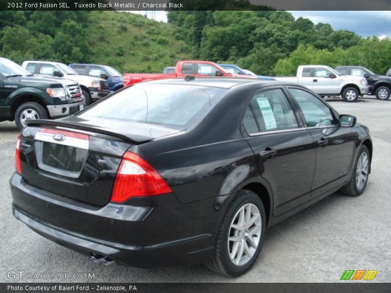 Tuxedo Black Metallic / Charcoal Black 2012 Ford Fusion SEL