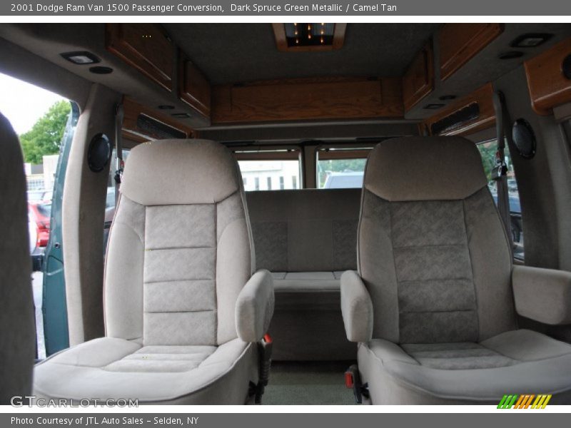 Dark Spruce Green Metallic / Camel Tan 2001 Dodge Ram Van 1500 Passenger Conversion