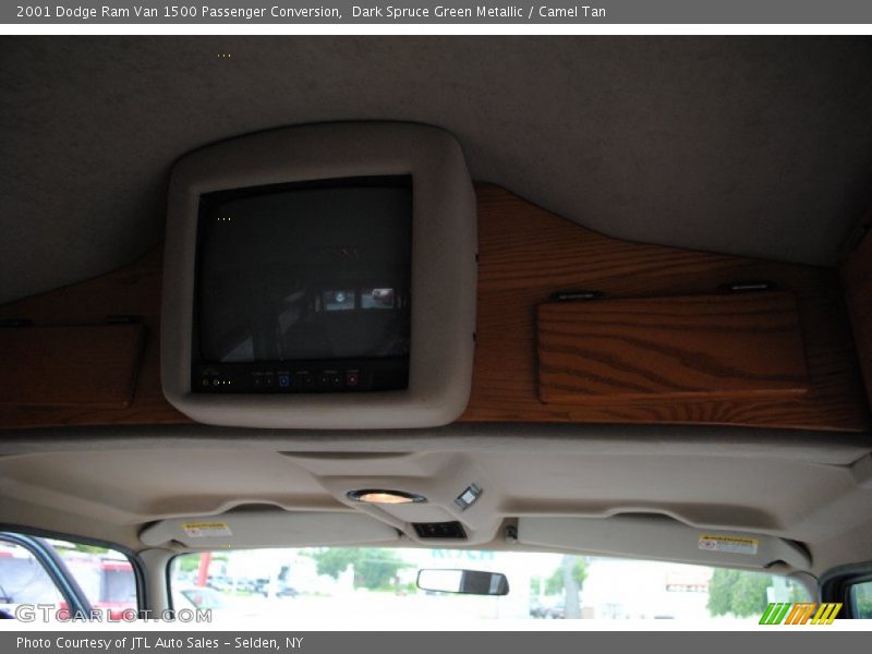 Dark Spruce Green Metallic / Camel Tan 2001 Dodge Ram Van 1500 Passenger Conversion