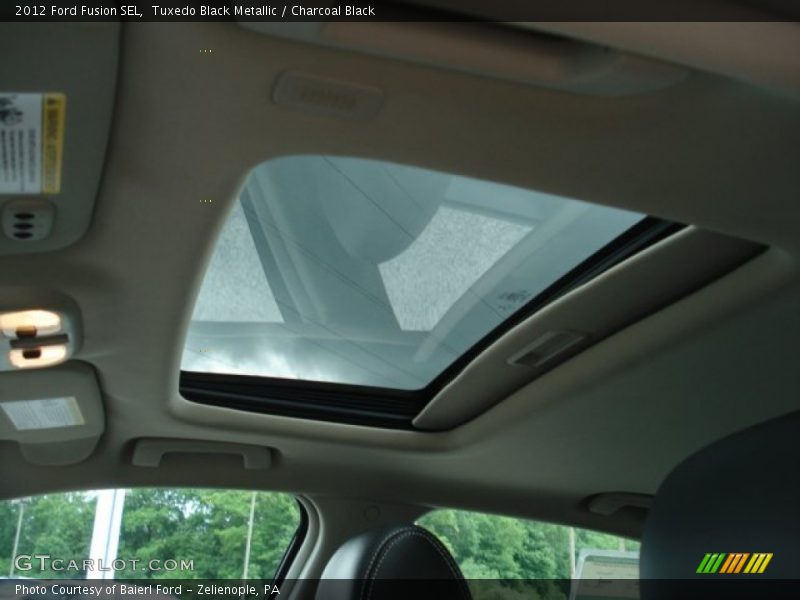 Tuxedo Black Metallic / Charcoal Black 2012 Ford Fusion SEL