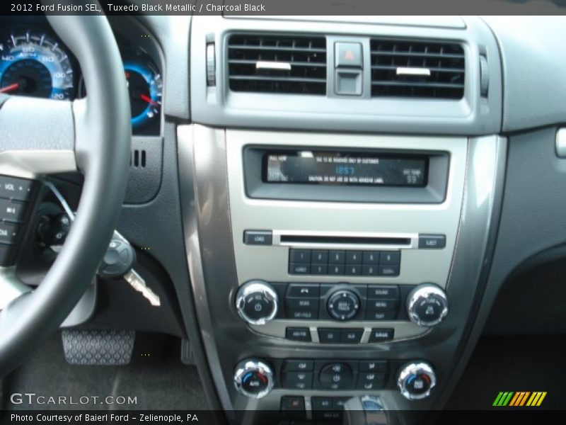 Tuxedo Black Metallic / Charcoal Black 2012 Ford Fusion SEL